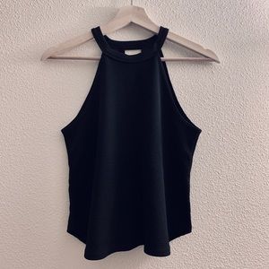 [Boohoo] Black Halter Tank - Petite US 6